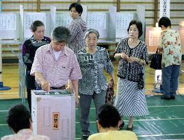 Voting underway in Tokyo metropolitan assembly poll